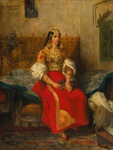 Juive de Tanger en costume d'apparat (1835)_Eugène Delacroix