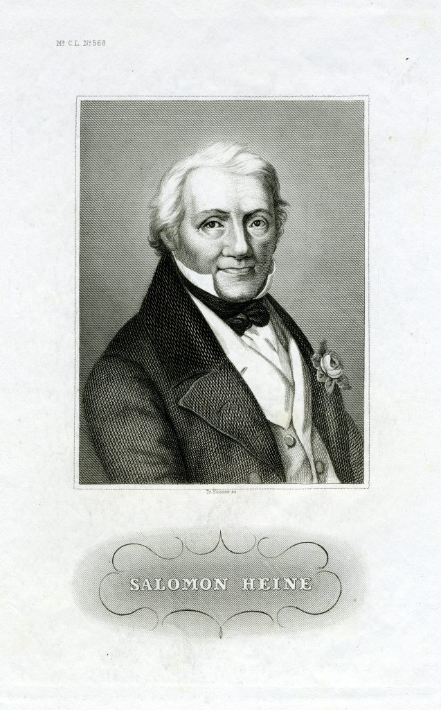 Salomon Heine, Stahlstich
